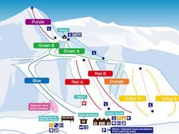 Trail map Asarigawa Onsen