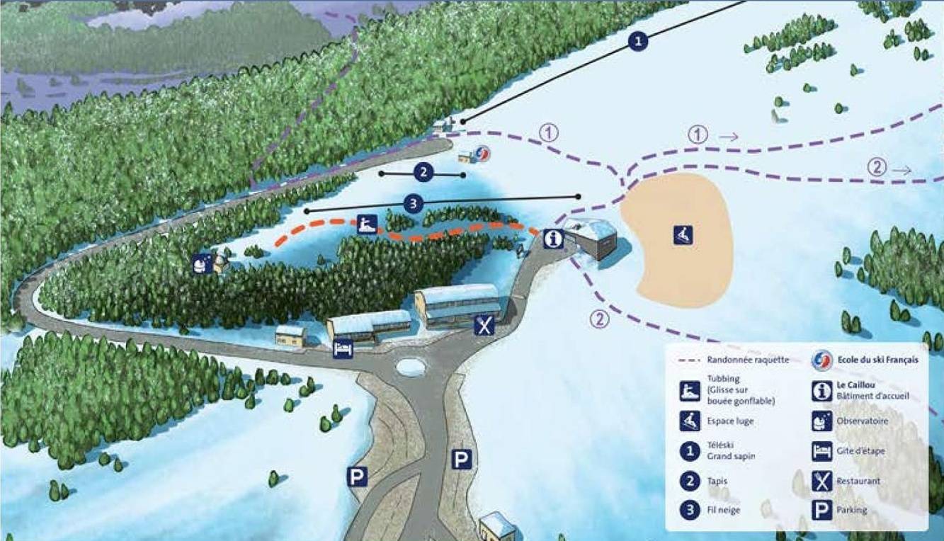 Trail Map Montagne De Lure