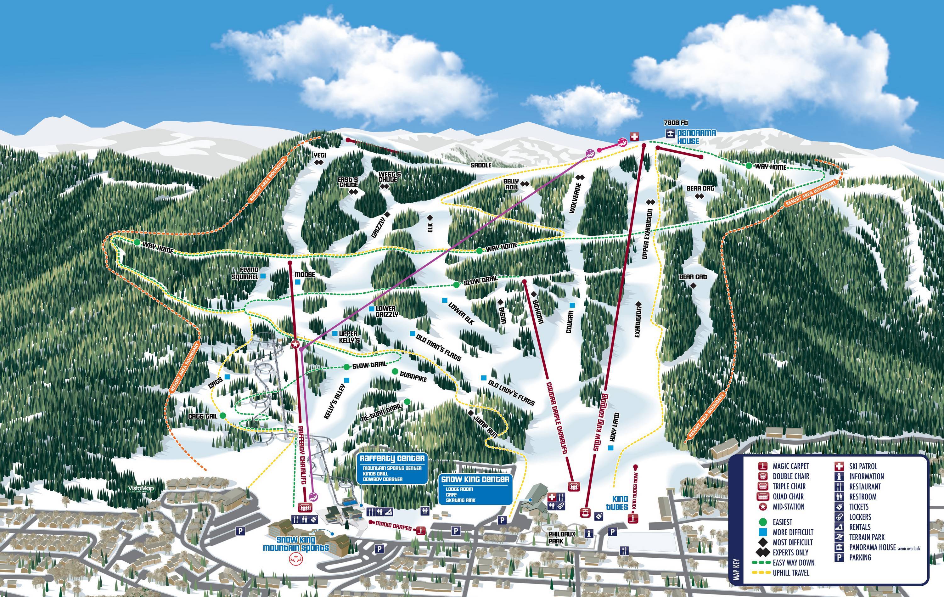 Snow King Trail Map Trail Map Snow King Mountain – Jackson