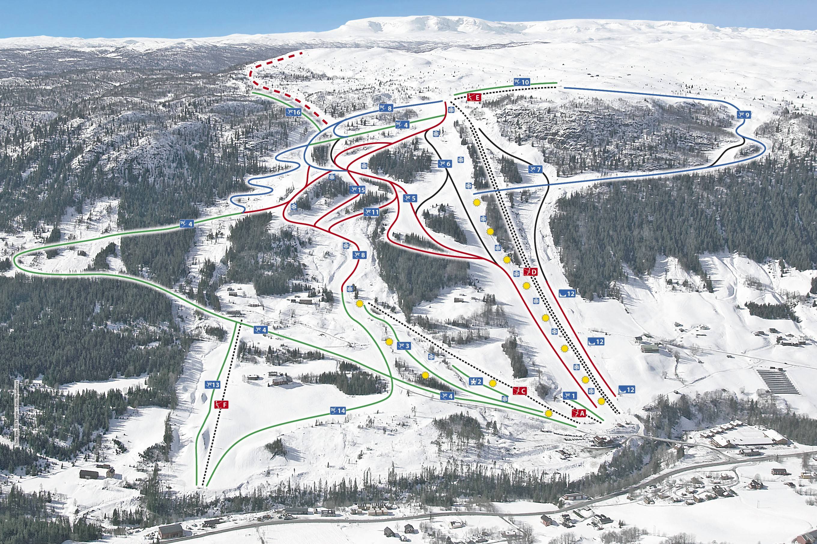 Trail Map Al Skisenter