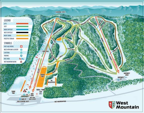 West Mountain Trail Map Trail Map West Mountain