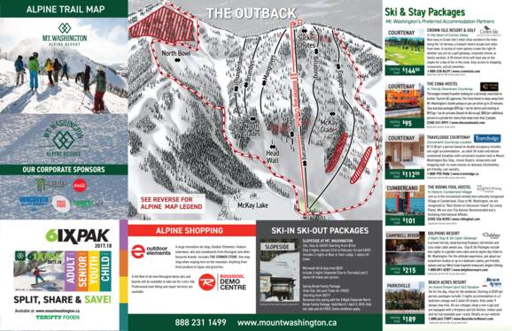 Mount Washington Nordic Trail Map Trail Map Mount Washington