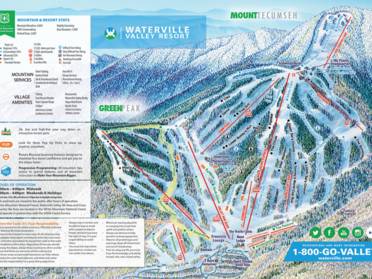 Ski New Hampshire Map Ski Resort Waterville Valley - Skiing Waterville Valley