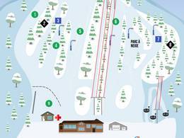 Trail map Saint-Raymond