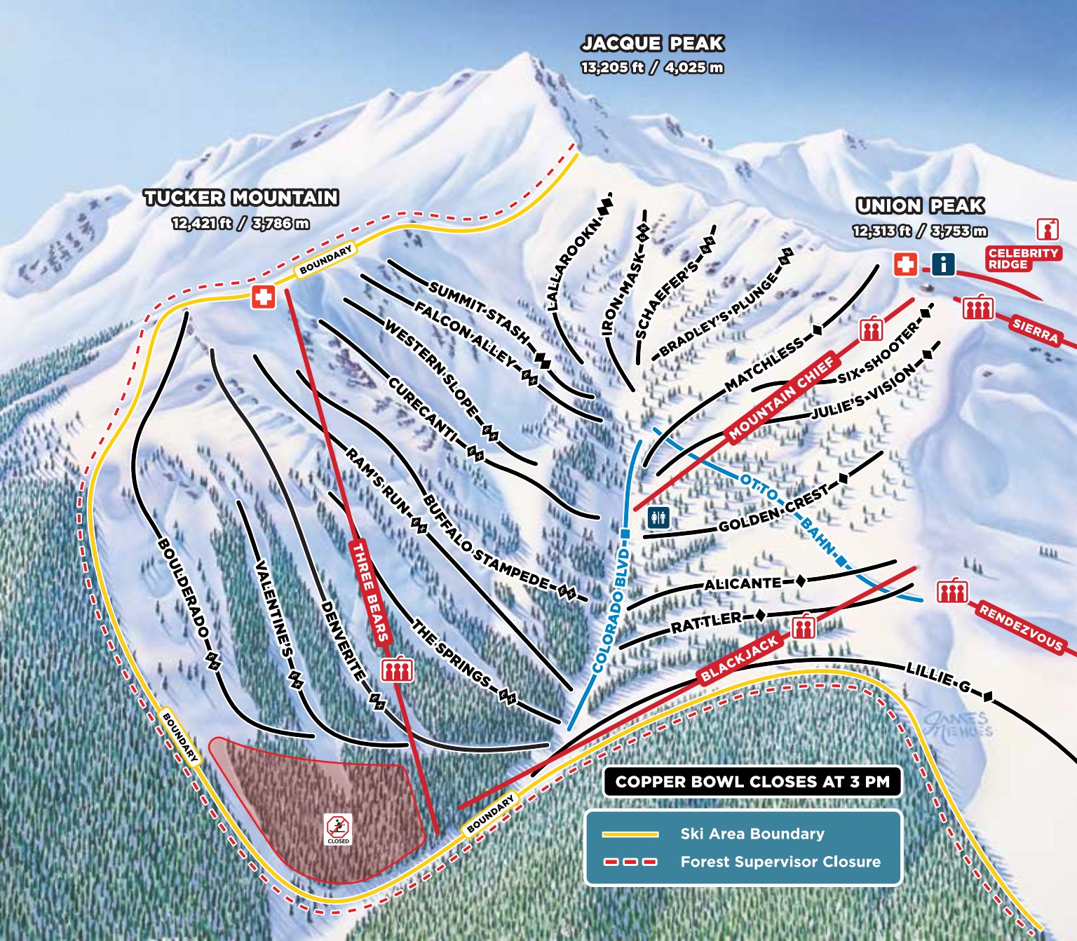 Copper Mountain Lodging Map Trail Map Copper Mountain