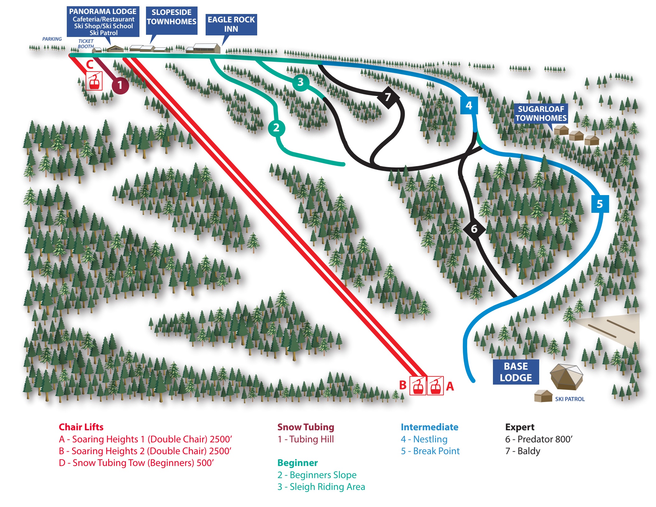 Eagle Rock Trail Map Trail Map Eagle Rock